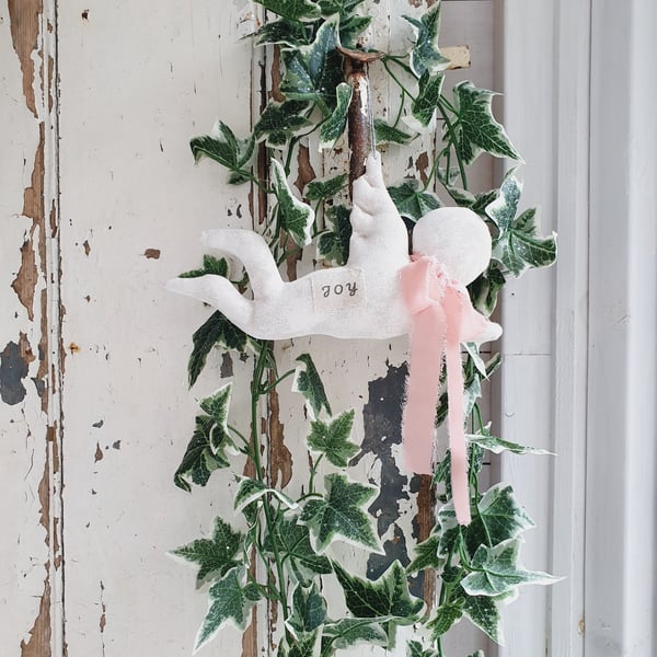 Cherub Hanging Christmas Decoration