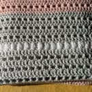 Multi pastel colors lap blanket 
