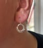 Fine Silver Dangle Earrings with Sterling Silver Ear Wires - Image 7