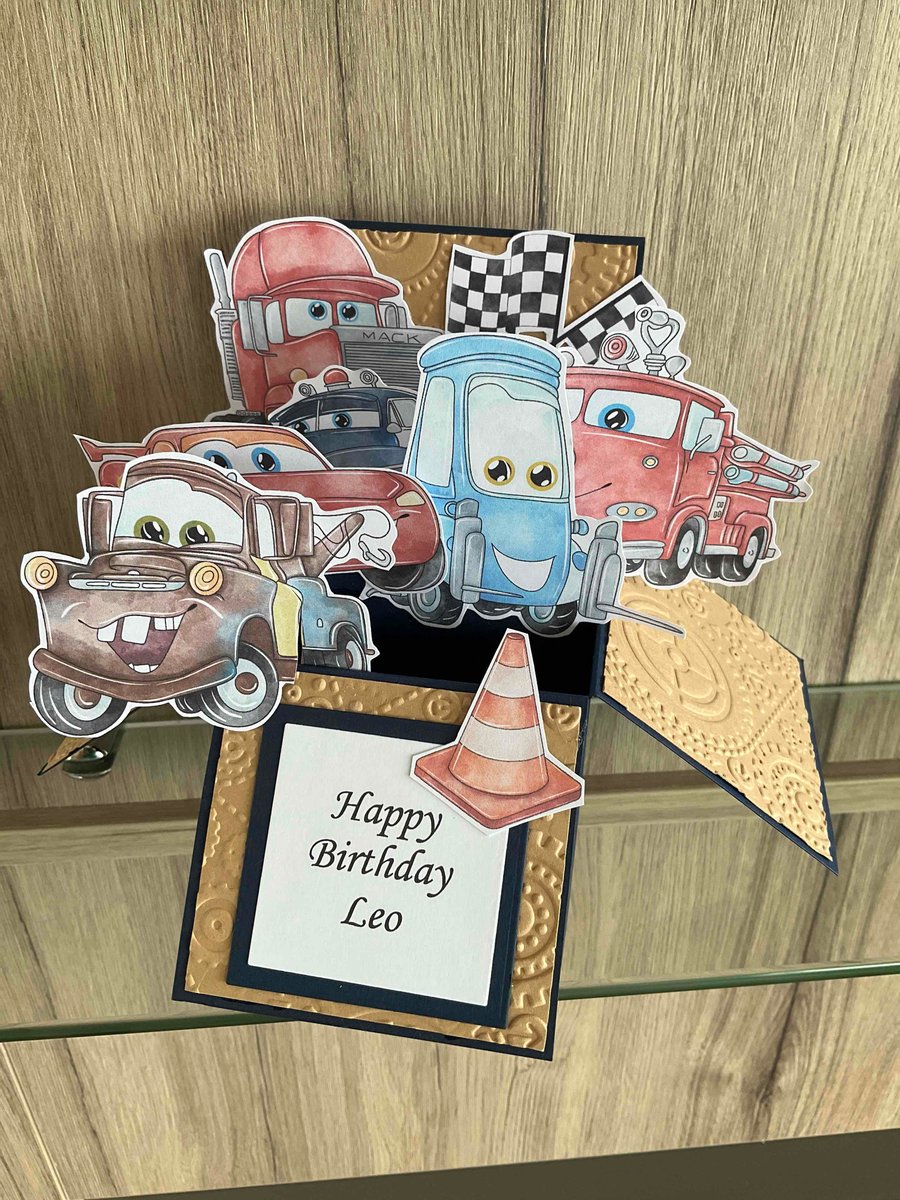 3d Pop Up Box Card Cars