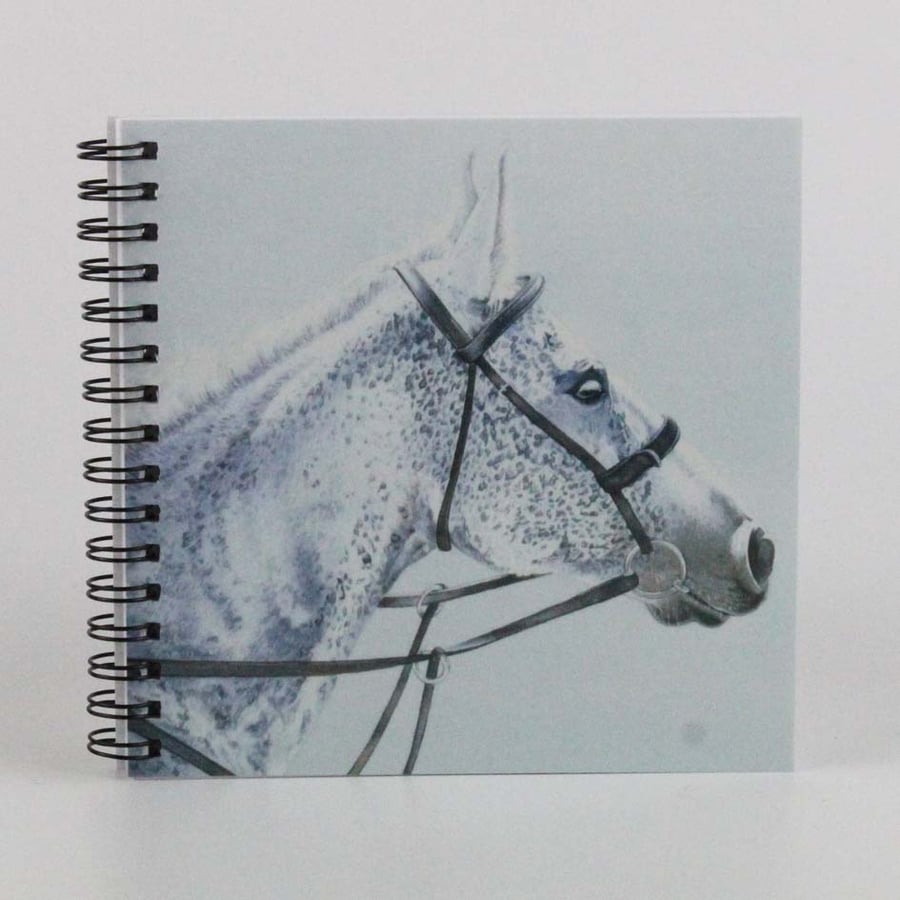 Dapple Blue Horse Notebook