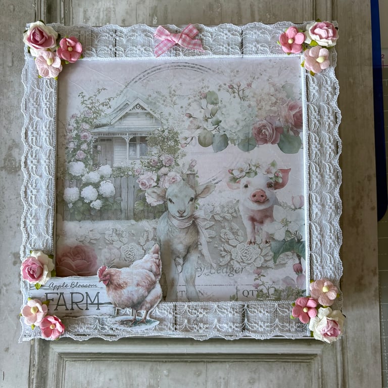 Stationery Box - Apple Blossom Farm in Springtime - CR 0046