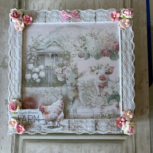 Stationery Box - Apple Blossom Farm in Springtime - CR 0046