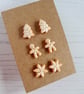 Christmas sugar cookie stud earrings set - Image 6