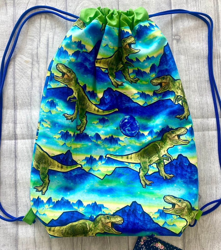 Childs Bag Drawstring Backpack - PERSONALISED FOR FREE