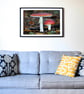 Fly Agaric twins wall art print - Image 1
