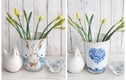 Glass Hurricane Vase 