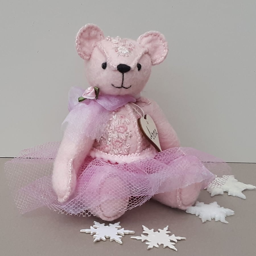 Pink ballerina teddy bear new arrivals