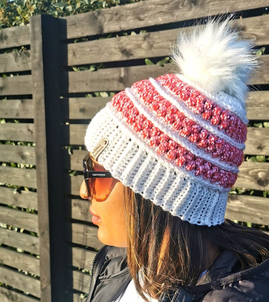 Handmade Crochet Christmas Beanie