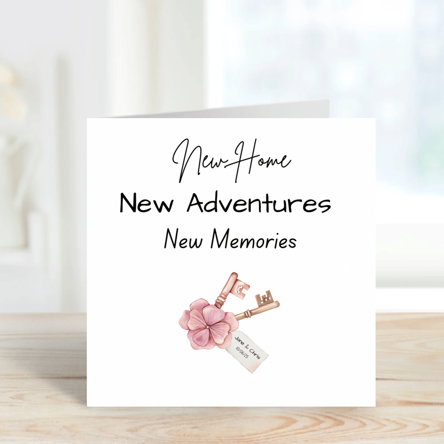 Personalised New House Card