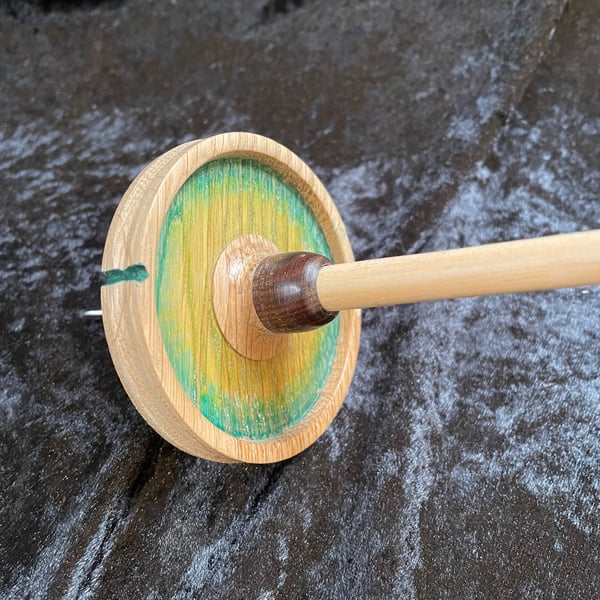 Drop spindle in hardwood
