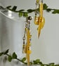 Pencil & Shaving Earrings - Cute Artist Crafts Stationery Dangle Bead Jewellery - Image 6