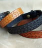 Leather Cuff, Hand Tooled Leather Cuff, Women Cuff, Men Cuff, Custom Bracelet - Image 2