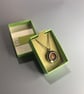 Rhodium Plated locket with recycled wire - Image 10
