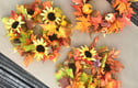 Autumn leaves wreath