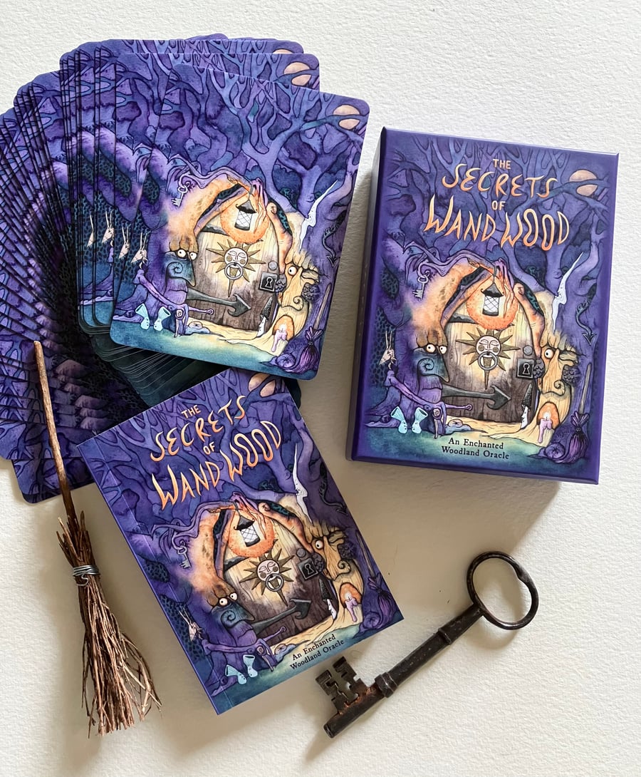 The Secrets of Wand Wood - woodland illustrated oracle deck