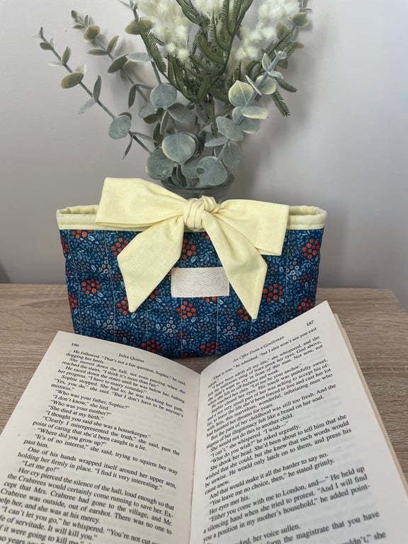 Flora Book sleeve, book lover gift. 