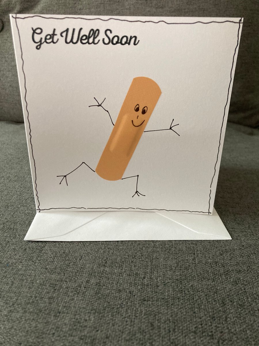 Get well soon greeting cards.