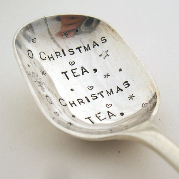 O Christmas Tea Caddy Spoon