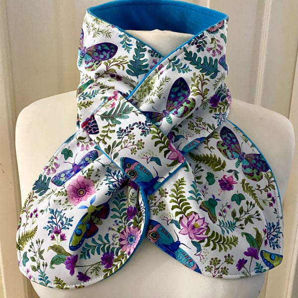 Neckwarmer - Scarf - neck gaiter - cowl - snood - Fleece Lined - Adult size 