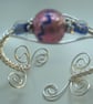 Rose Glass Cuff Bracelet - Image 3