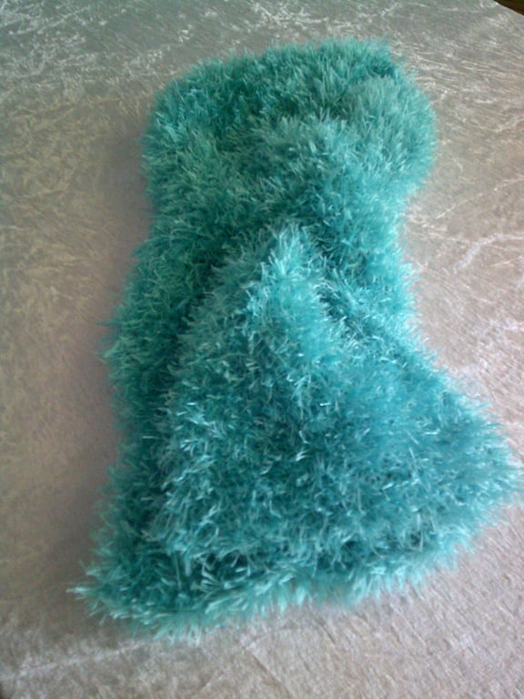 Hand Knitted Jade Green Necktie