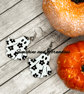 Cute Black & White Halloween Ghost Earrings – Handmade Spooky Jewellery - Image 4