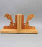 Wooden Dolphin Bookends - Oak - Image 5