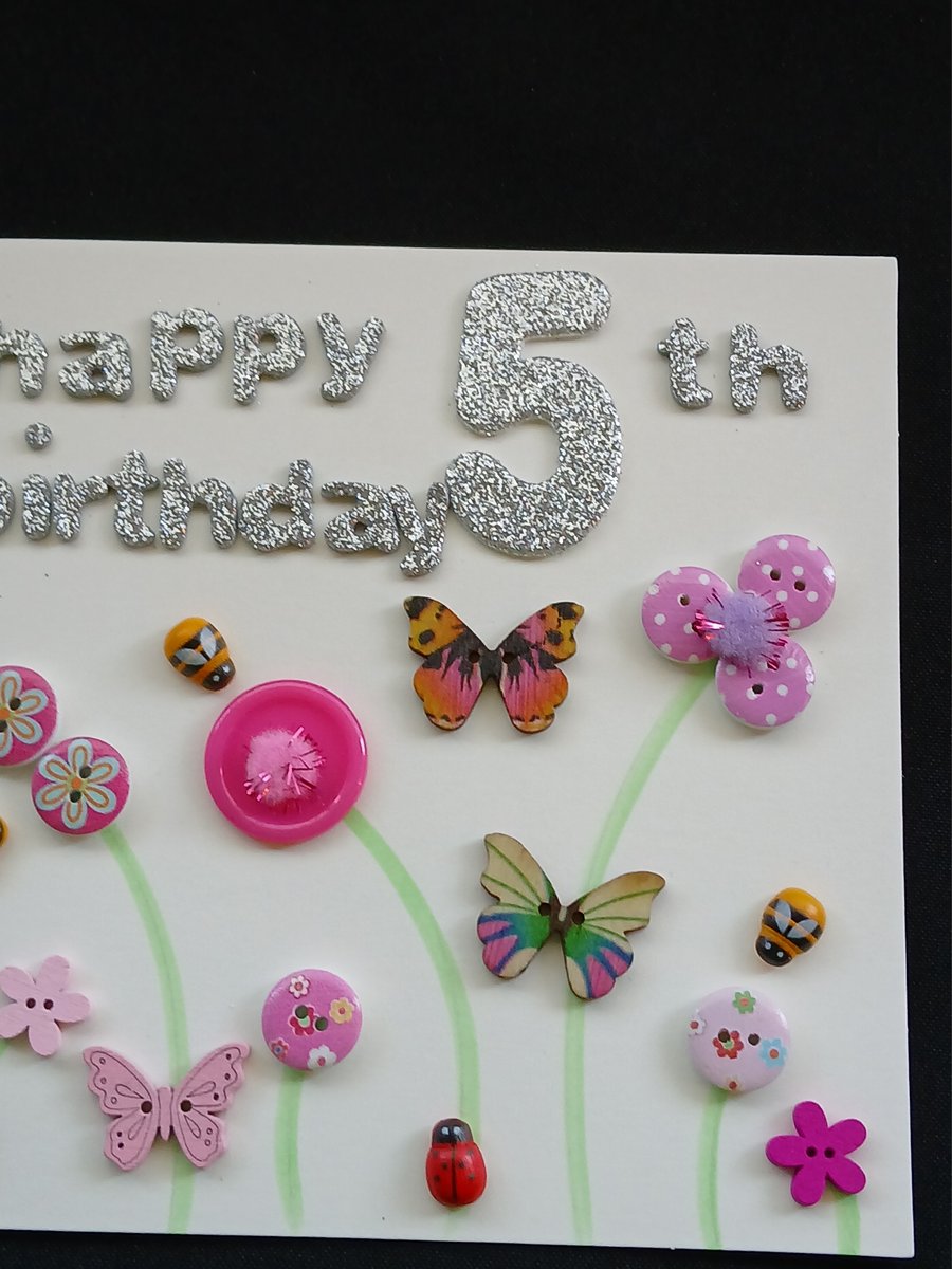 5th birthday card 