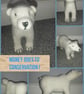 Needle felted polar bear 