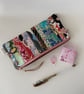 Pencil Case Japanese Floral Fabric Patchwork  - Image 2