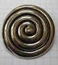 3 Large Silver Spiral Buttons - Image 4