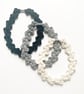 Neutral necklaces made with cotton, Lily Necklace, Mother's Day Gifts - Image 3