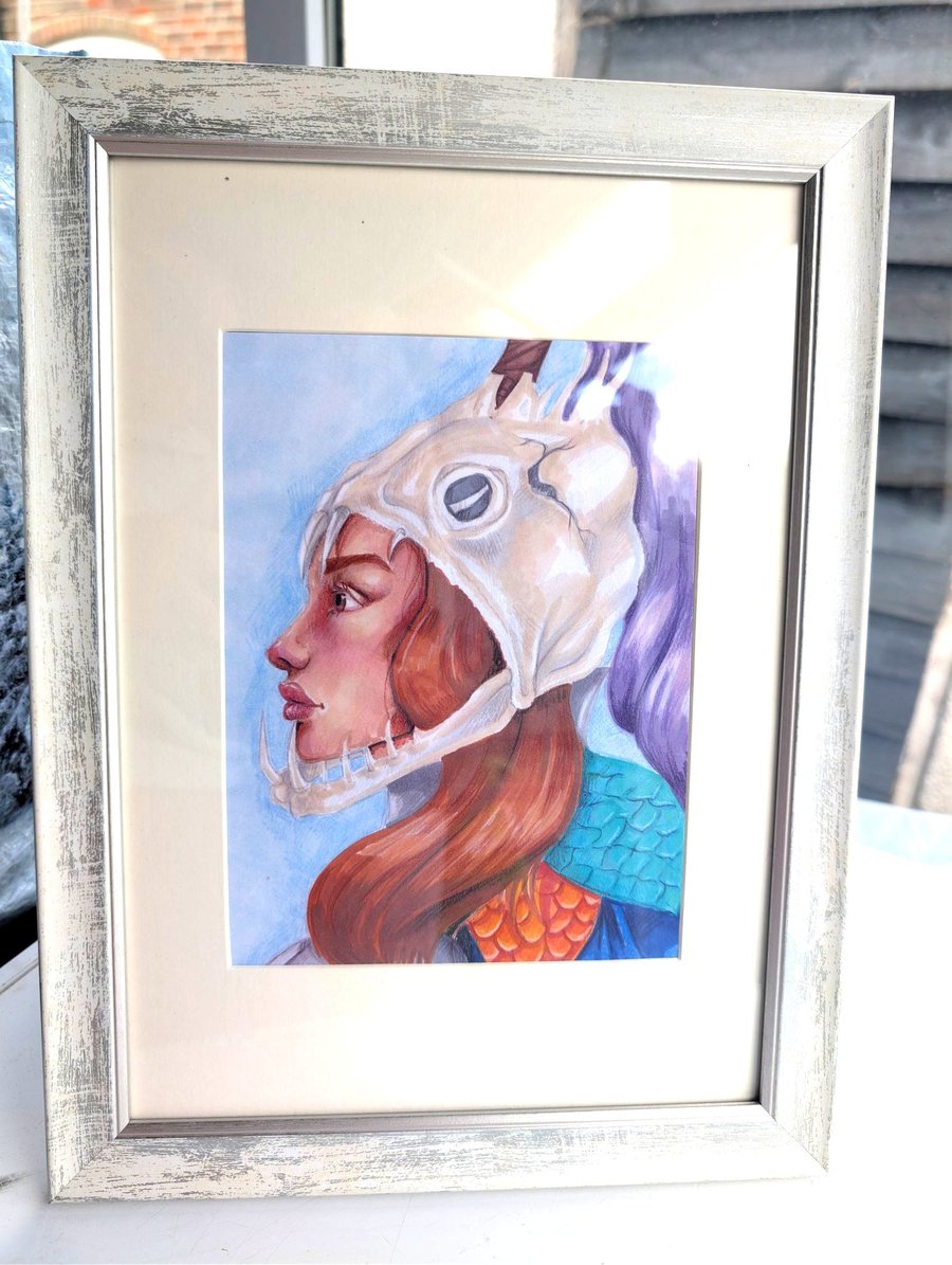 14.5x 21 cm print - The quiet rider