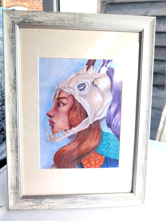 14.5x 21 cm print - The quiet rider