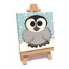 Cute Baby Penguin Mini Painting