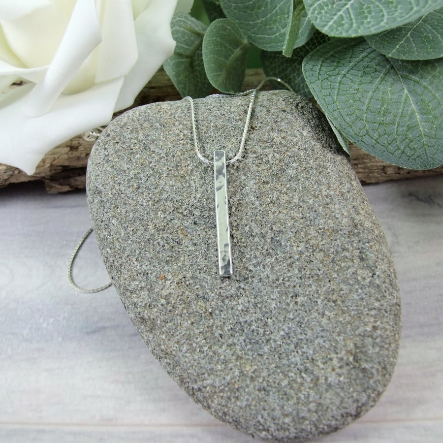 Silver Bar Pendant
