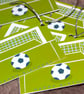 9 Pack, Green Football Gift Tags