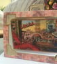China scene suitcase greetings card. - Image 3