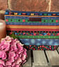 Multi-colour Patterned Zip Pouch