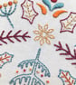 Christmas Embroidery Kit - ContemporaryChristmas Embroidery Kit, Hand Embroidery - Image 3