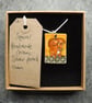 Handmade Ceramic Red Squirrel pendant - Image 5
