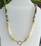Holy Guacamole Hand Knotted Beaded Gemstone Necklace - Image 10