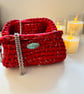 Clutch clasp handle crochet bag - Image 3