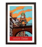 Chester Eastgate travel poster print by Susie West - Image 1