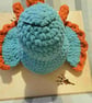 Crocheted triceratops trophy head - faux taxidermy - Image 3
