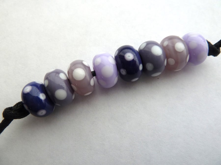 purple spot beads