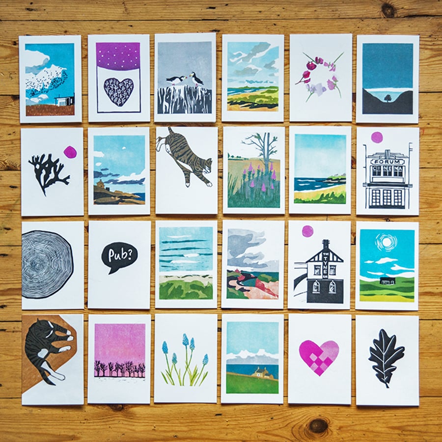 Blank Greetings Card - SUPER SIX PICK N MIX!