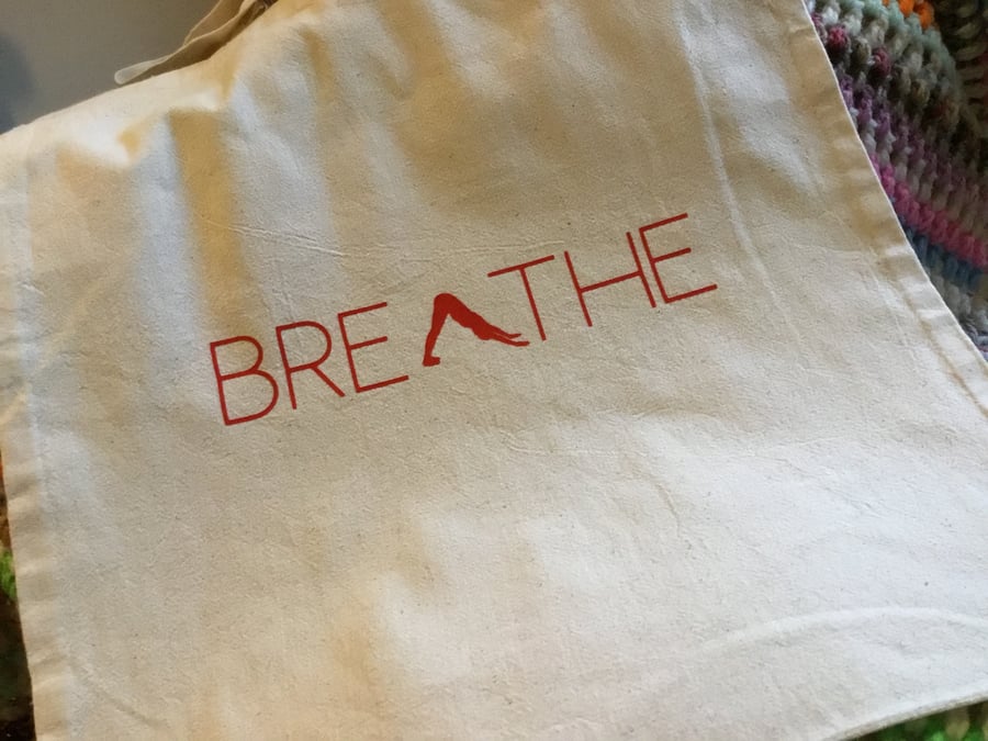 Tote bag. Breathe