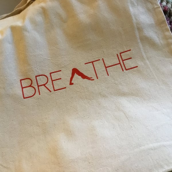 Tote bag. Breathe